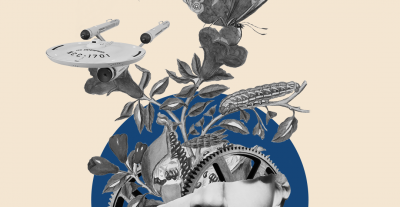 Abstract illustration of statue